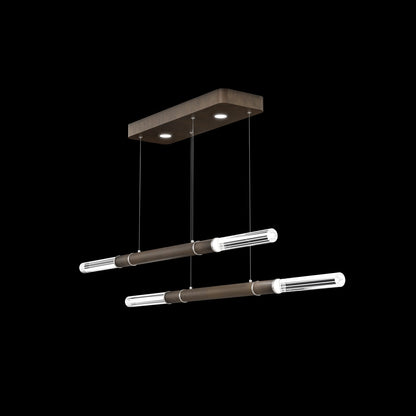 71-Inch Dual-Control Linear LED Pendant Light