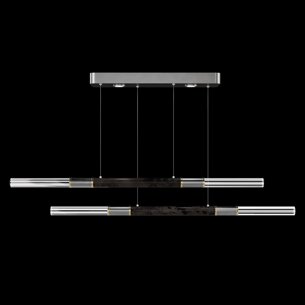 71-Inch Dual-Control Linear LED Pendant Light