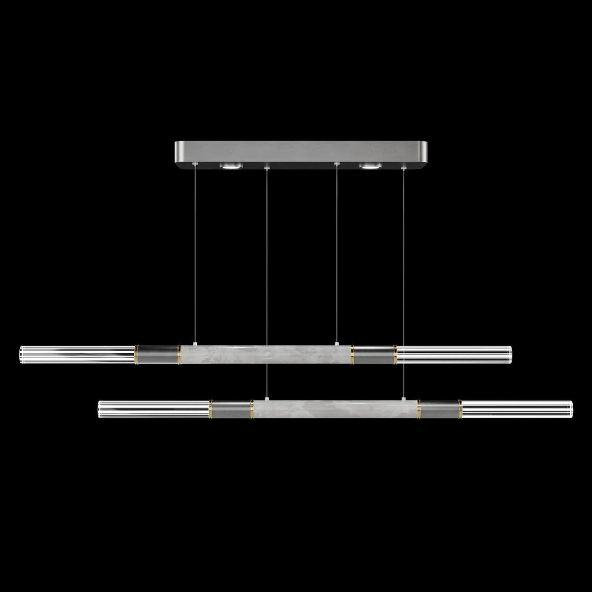 71-Inch Dual-Control Linear LED Pendant Light