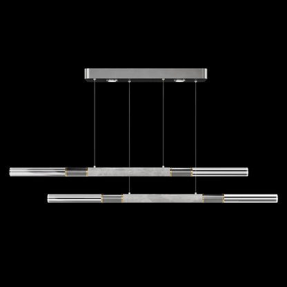 71-Inch Dual-Control Linear LED Pendant Light