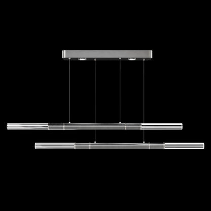 71-Inch Dual-Control Linear LED Pendant Light