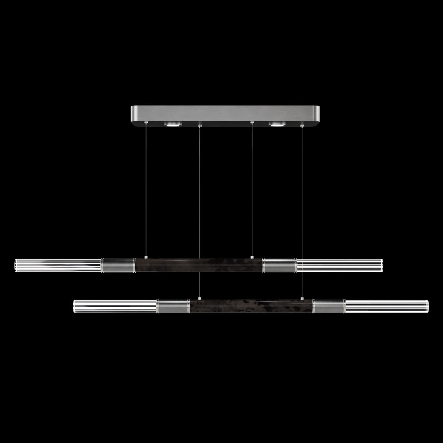 71-Inch Dual-Control Linear LED Pendant Light