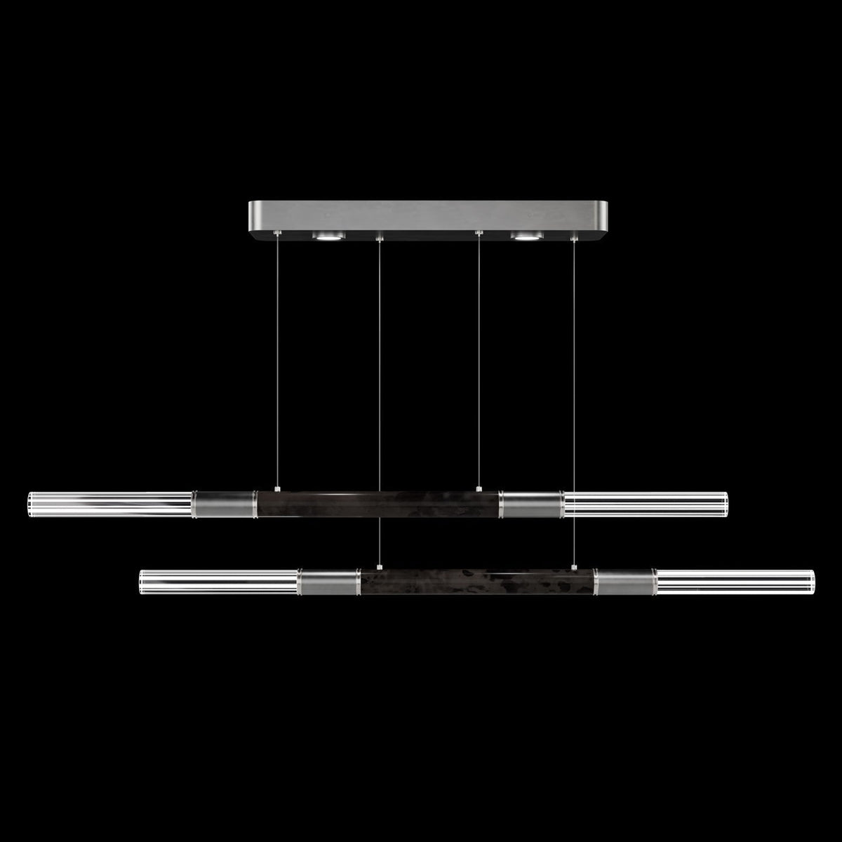 71-Inch Dual-Control Linear LED Pendant Light