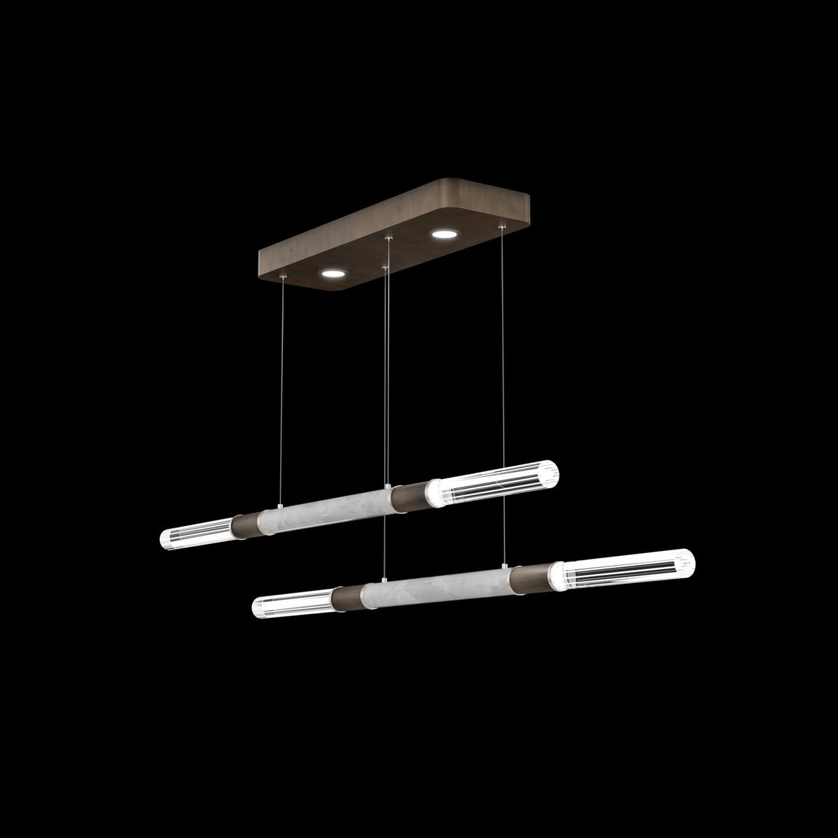 71-Inch Dual-Control Linear LED Pendant Light