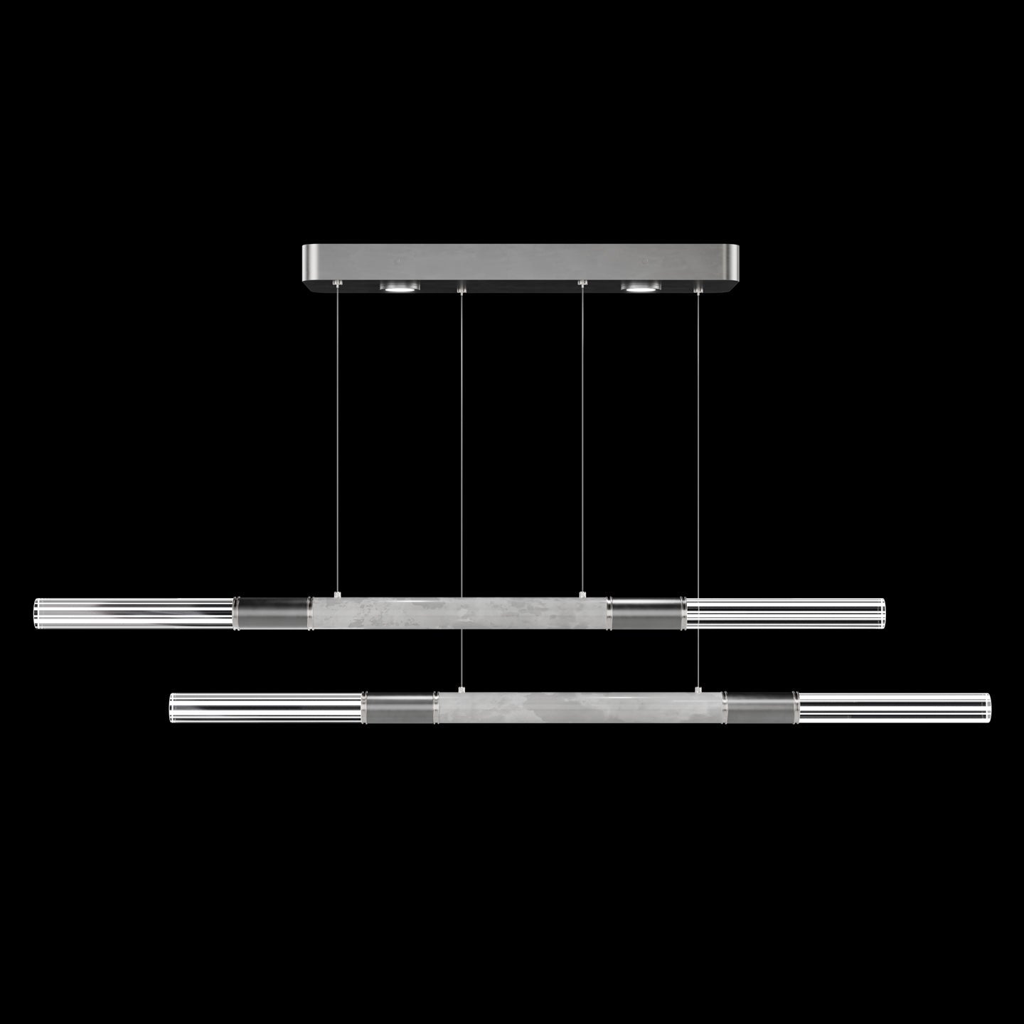 71-Inch Dual-Control Linear LED Pendant Light