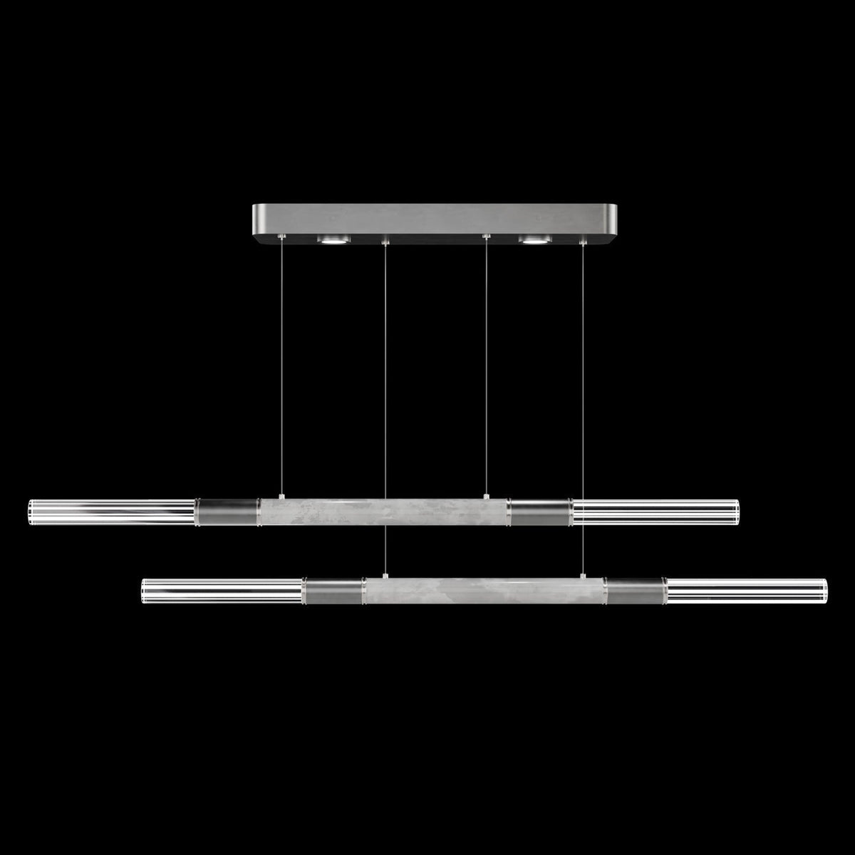 71-Inch Dual-Control Linear LED Pendant Light