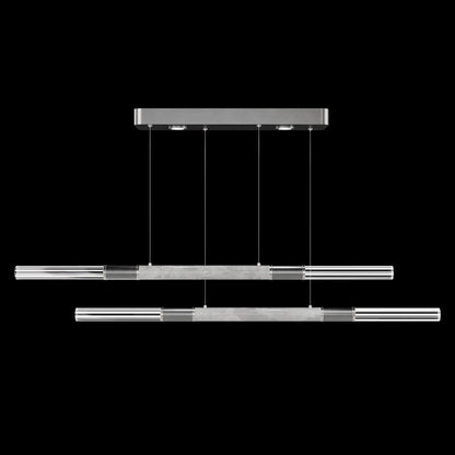 71-Inch Dual-Control Linear LED Pendant Light