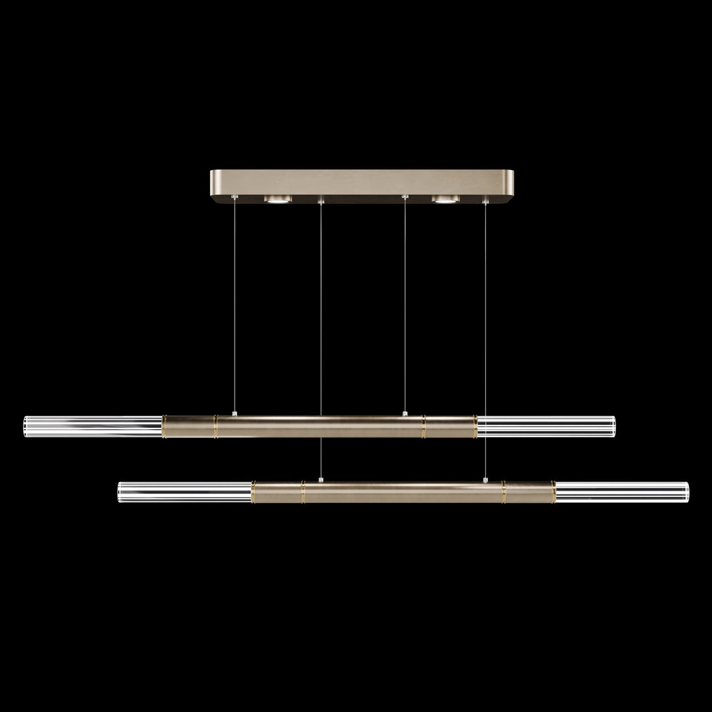 71-Inch Dual-Control Linear LED Pendant Light
