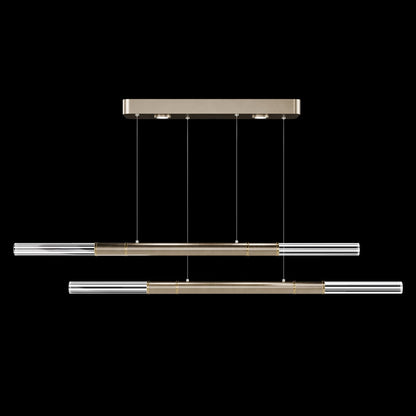 71-Inch Dual-Control Linear LED Pendant Light