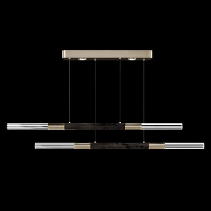 71-Inch Dual-Control Linear LED Pendant Light