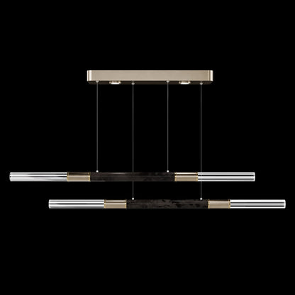 71-Inch Dual-Control Linear LED Pendant Light
