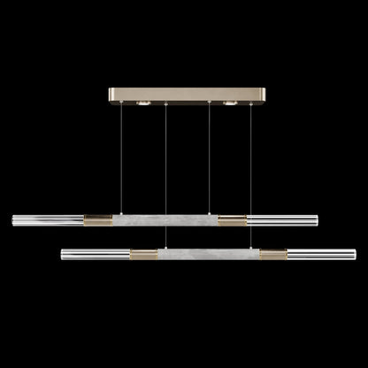 71-Inch Dual-Control Linear LED Pendant Light