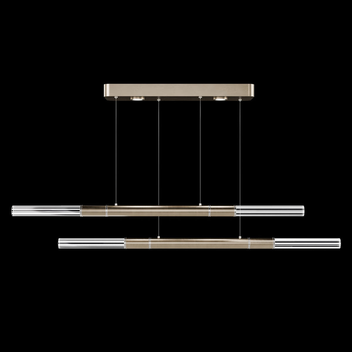 71-Inch Dual-Control Linear LED Pendant Light