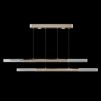 71-Inch Dual-Control Linear LED Pendant Light