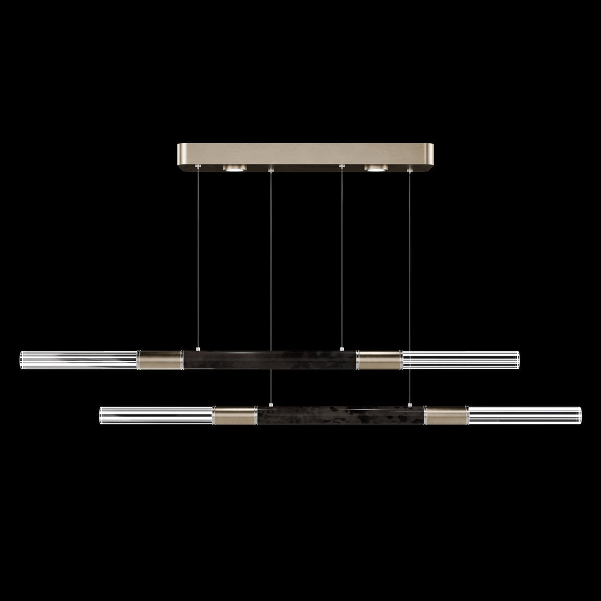 71-Inch Dual-Control Linear LED Pendant Light