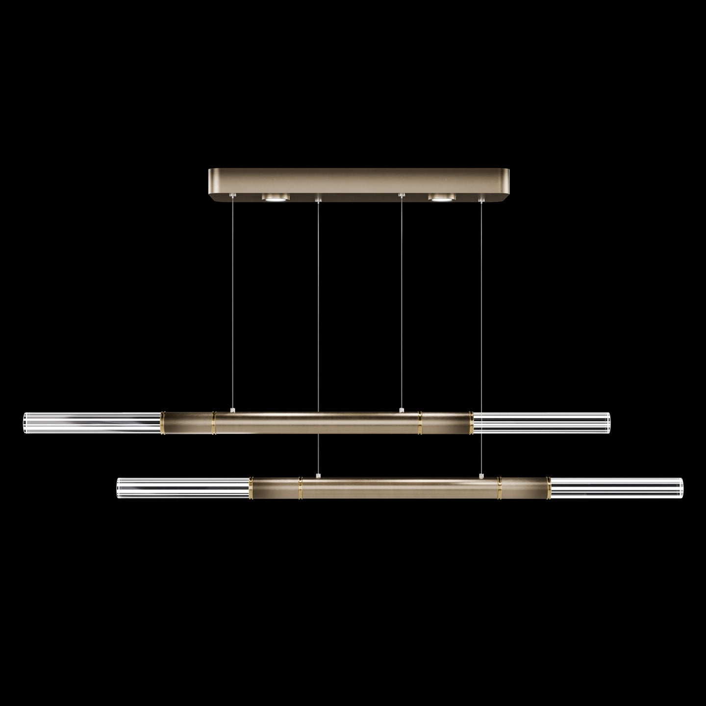 71-Inch Dual-Control Linear LED Pendant Light