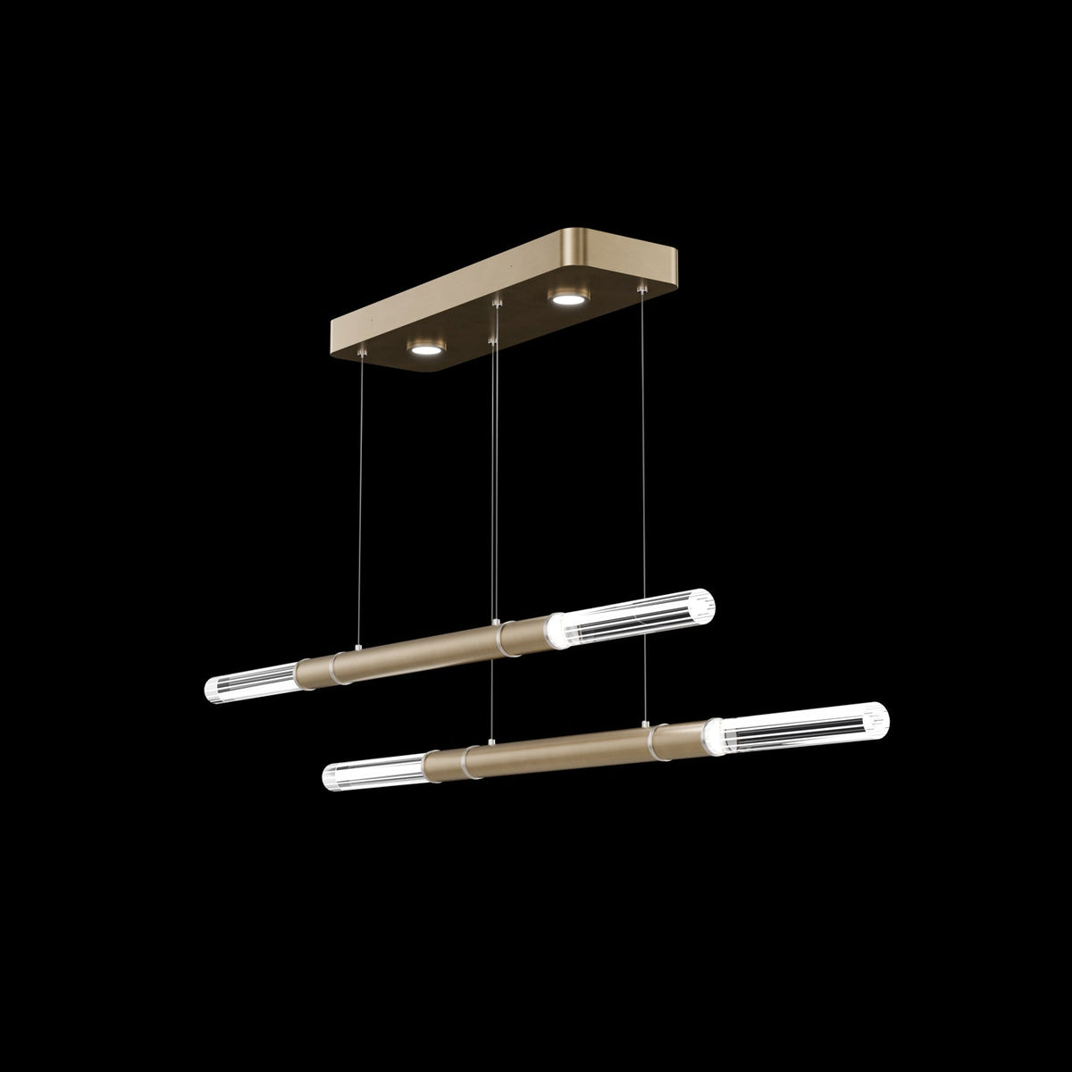 71-Inch Dual-Control Linear LED Pendant Light