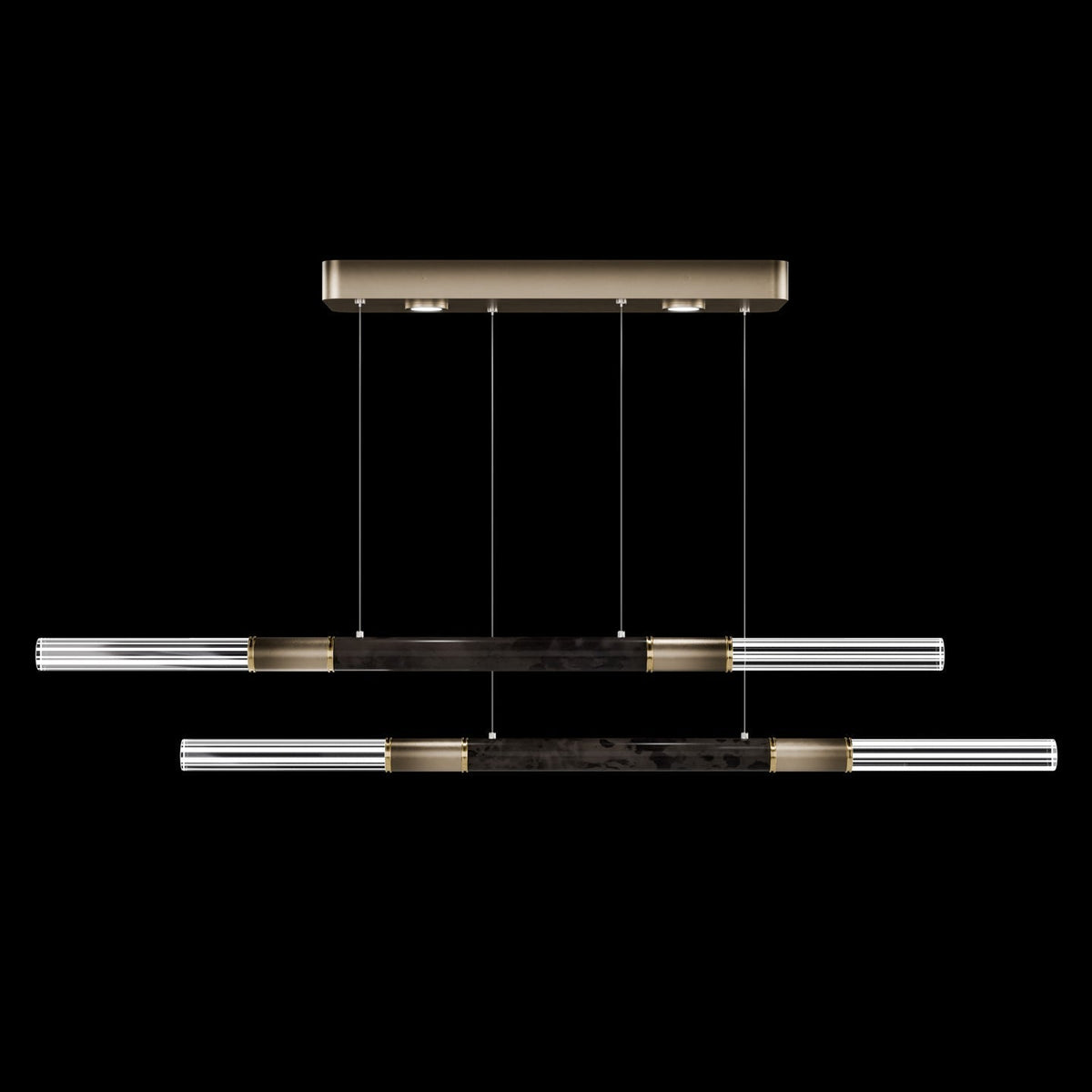 71-Inch Dual-Control Linear LED Pendant Light