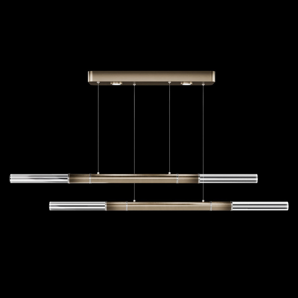 71-Inch Dual-Control Linear LED Pendant Light