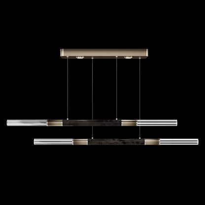 71-Inch Dual-Control Linear LED Pendant Light