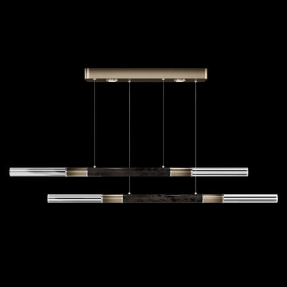 71-Inch Dual-Control Linear LED Pendant Light