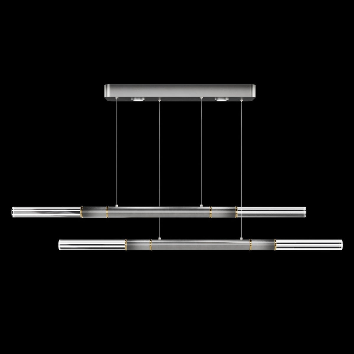 71-Inch Dual-Control Linear LED Pendant Light
