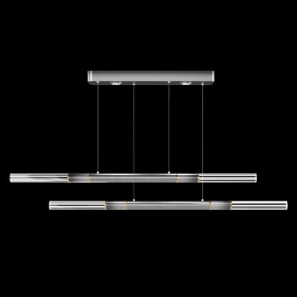 71-Inch Dual-Control Linear LED Pendant Light