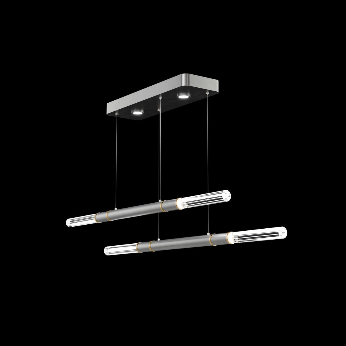 71-Inch Dual-Control Linear LED Pendant Light
