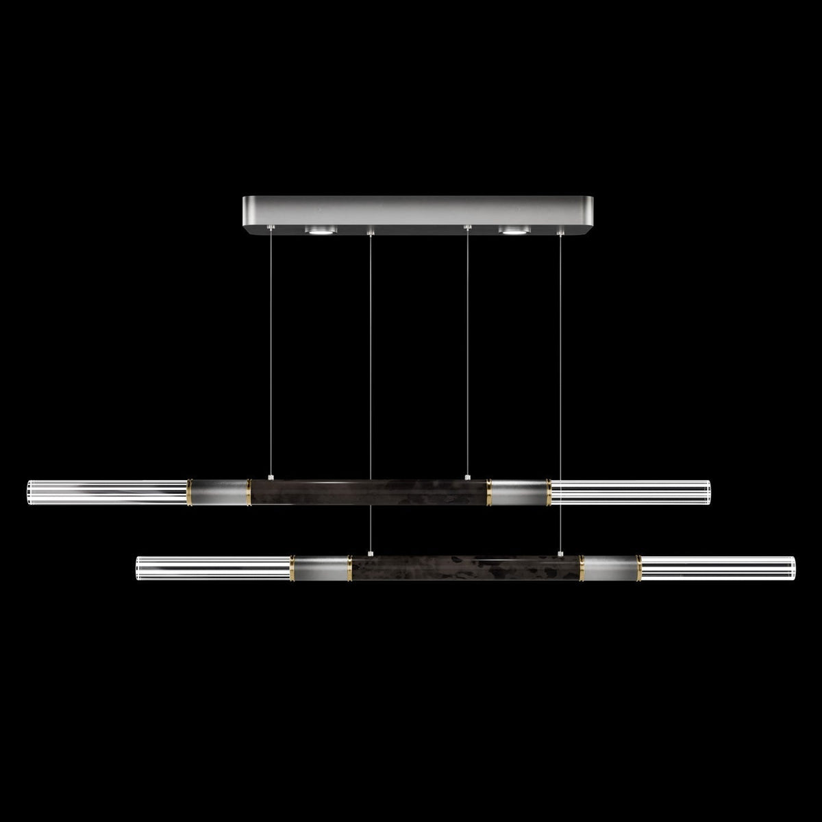 71-Inch Dual-Control Linear LED Pendant Light