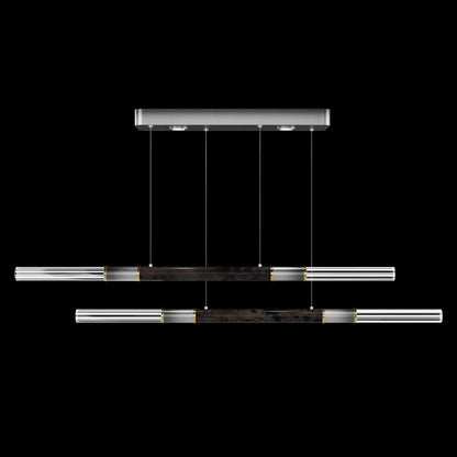 71-Inch Dual-Control Linear LED Pendant Light