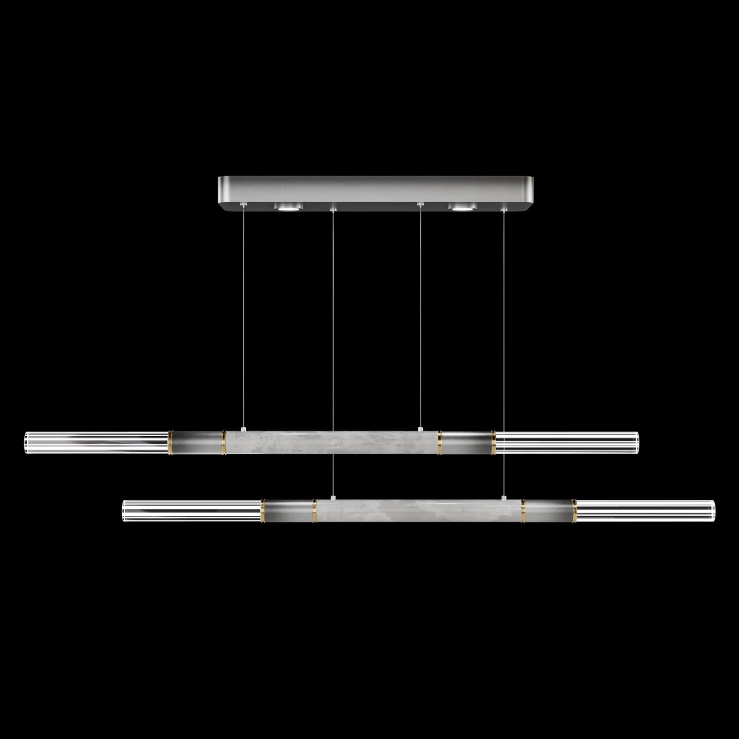 71-Inch Dual-Control Linear LED Pendant Light