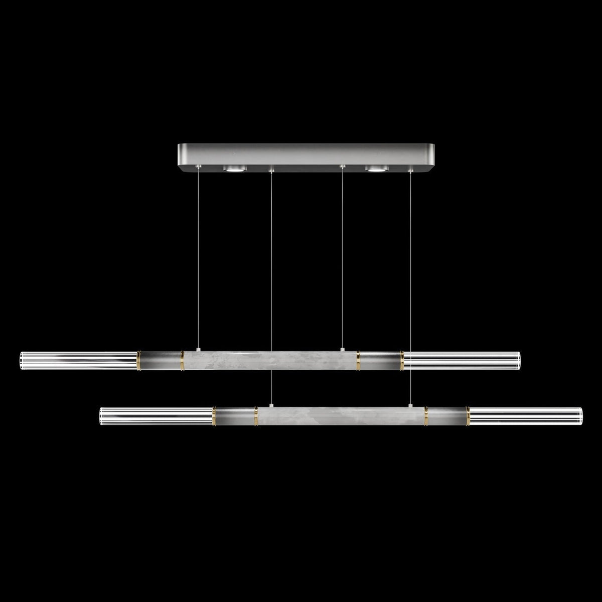 71-Inch Dual-Control Linear LED Pendant Light