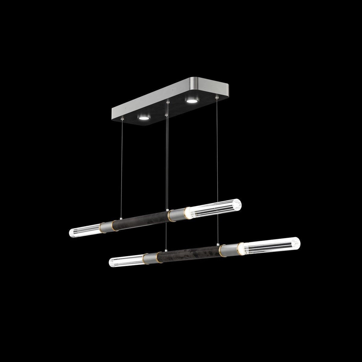 71-Inch Dual-Control Linear LED Pendant Light