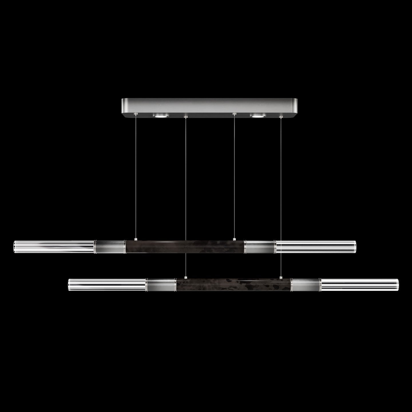 71-Inch Dual-Control Linear LED Pendant Light
