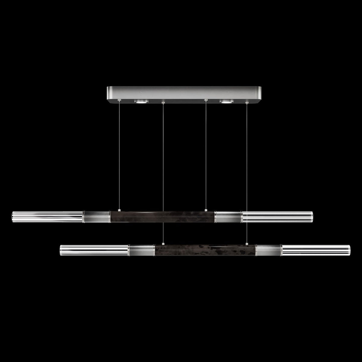 71-Inch Dual-Control Linear LED Pendant Light