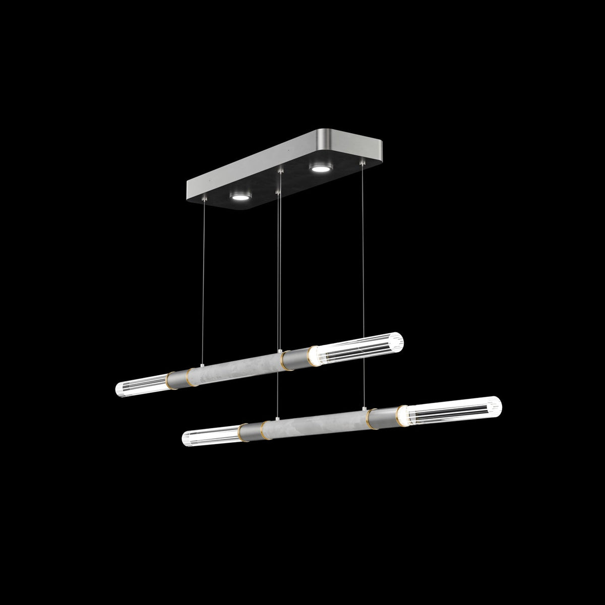 71-Inch Dual-Control Linear LED Pendant Light