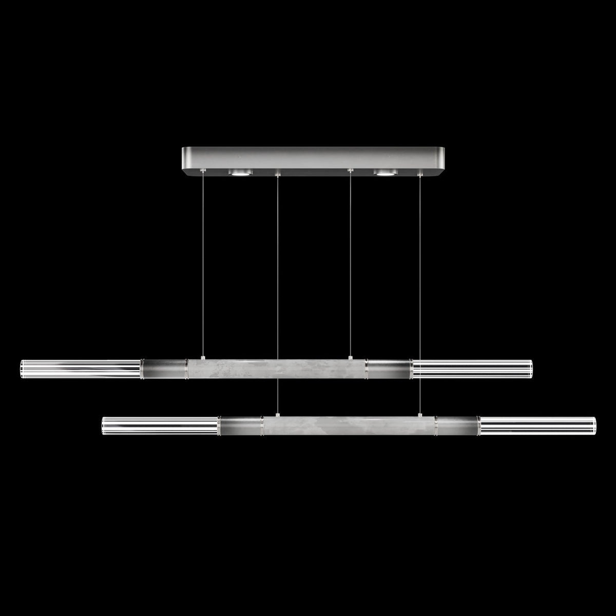 71-Inch Dual-Control Linear LED Pendant Light