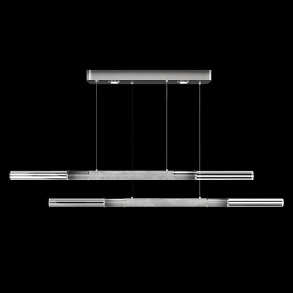 71-Inch Dual-Control Linear LED Pendant Light