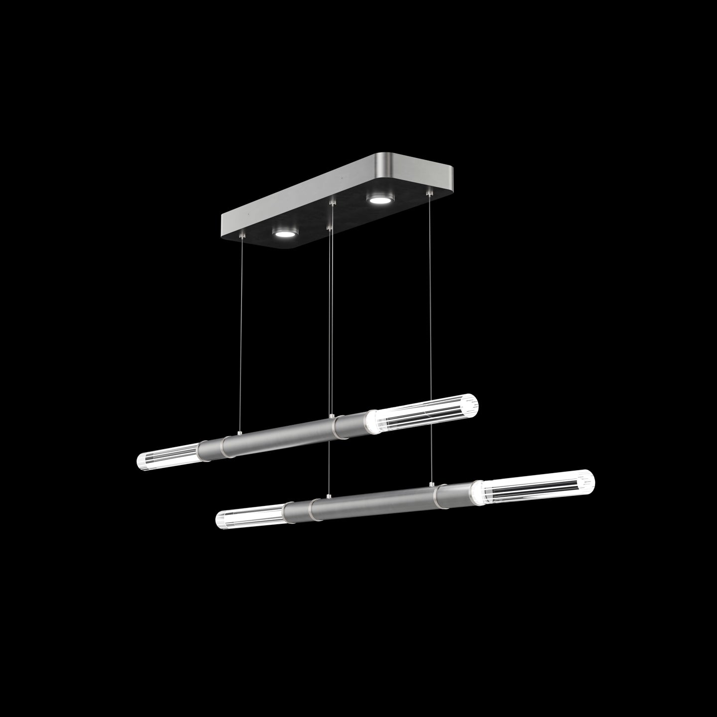 71-Inch Dual-Control Linear LED Pendant Light