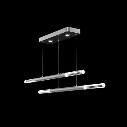 71-Inch Dual-Control Linear LED Pendant Light