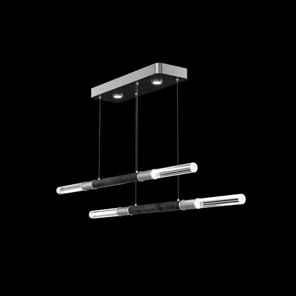 71-Inch Dual-Control Linear LED Pendant Light