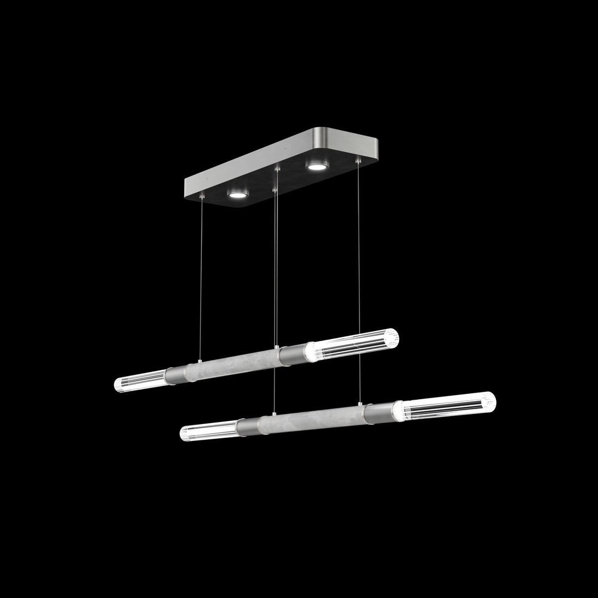71-Inch Dual-Control Linear LED Pendant Light