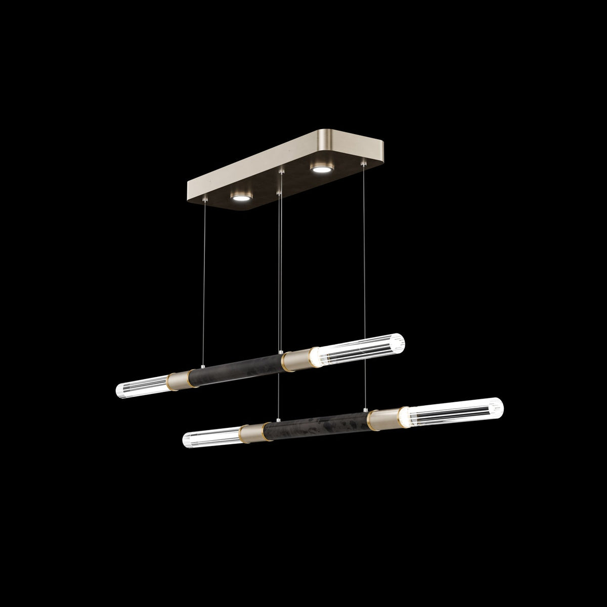 71-Inch Dual-Control Linear LED Pendant Light