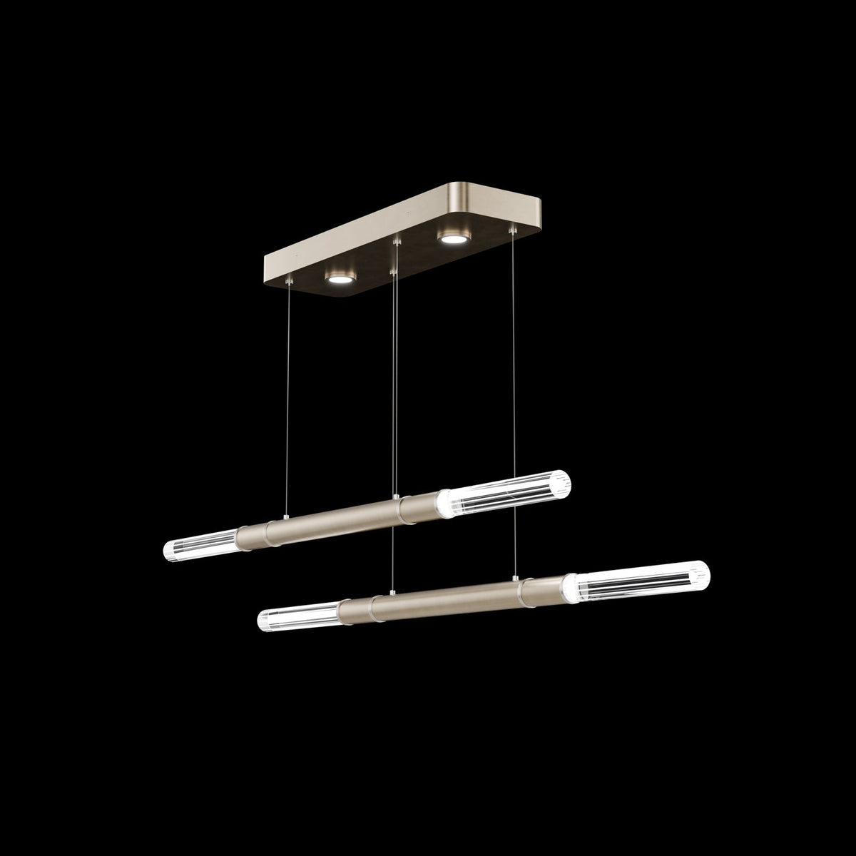 71-Inch Dual-Control Linear LED Pendant Light