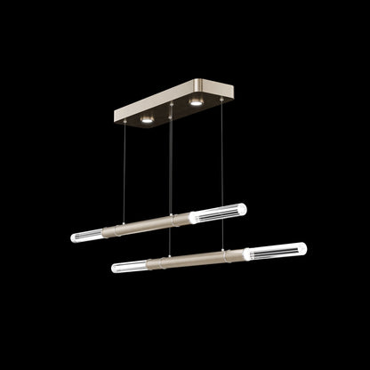71-Inch Dual-Control Linear LED Pendant Light