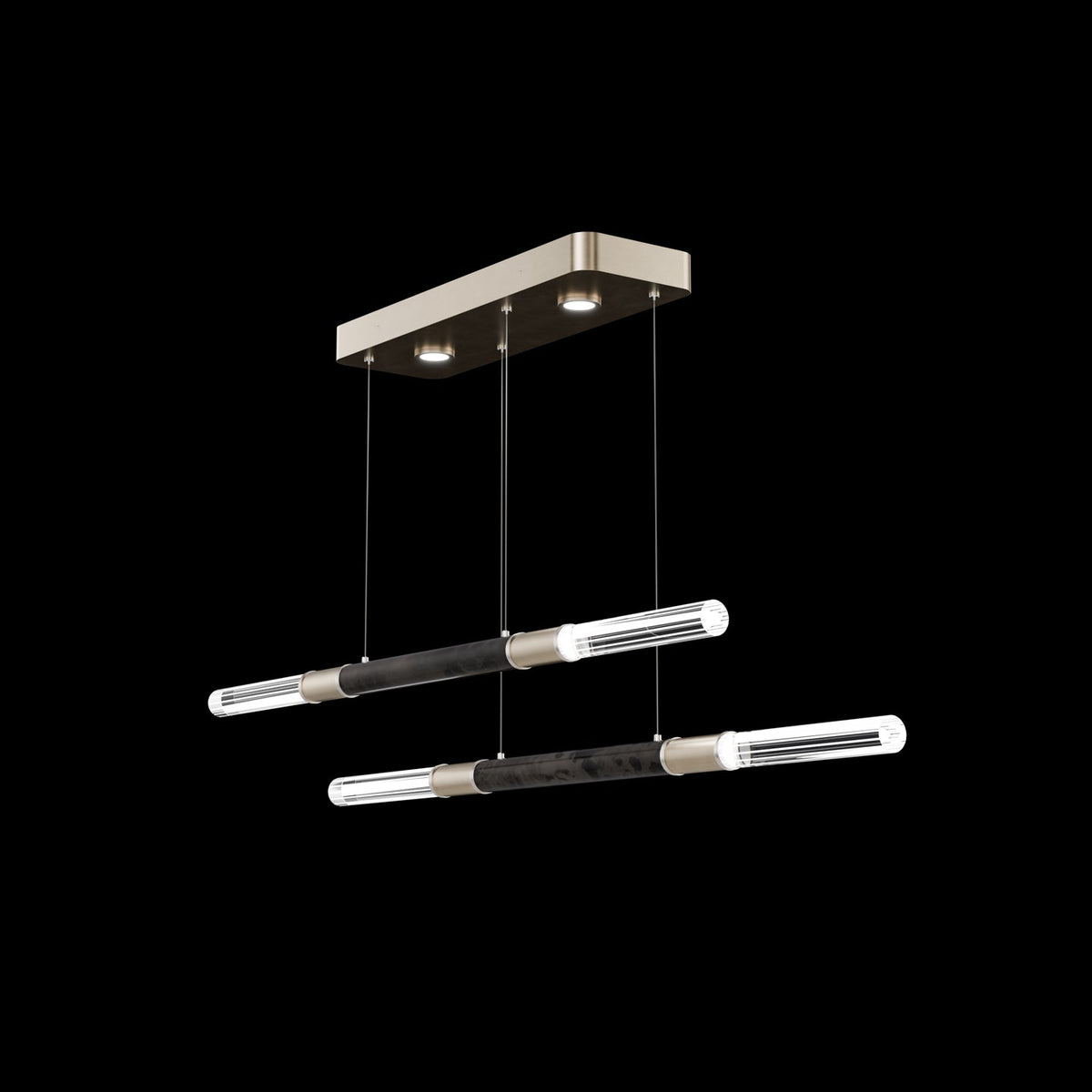 71-Inch Dual-Control Linear LED Pendant Light
