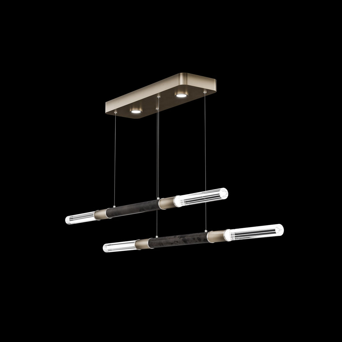 71-Inch Dual-Control Linear LED Pendant Light