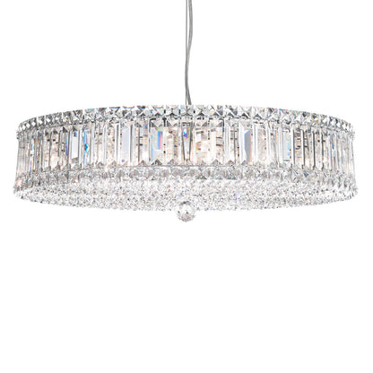 Art Deco Crystal Frame Pendant Light