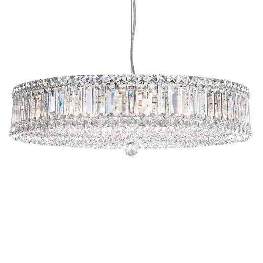 Art Deco Crystal Frame Pendant Light