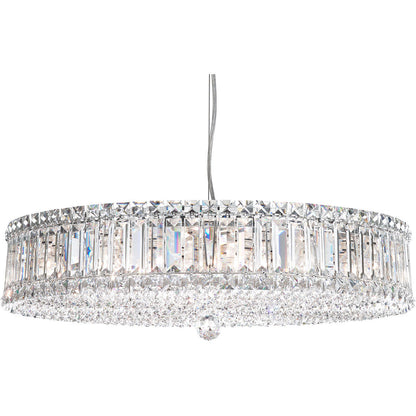 Art Deco Crystal Frame Pendant Light